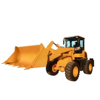 Good quality 76kw engine wheel loader 2 ton tractor loader with CE for sale