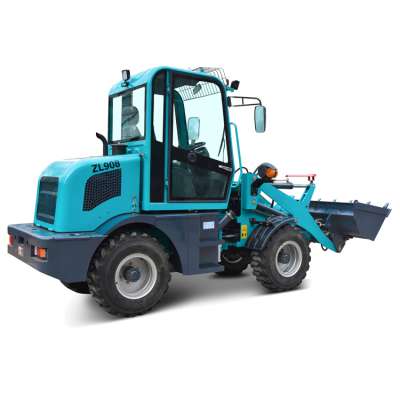 CE mini front end compact track wheel loader 800kg loading capacity