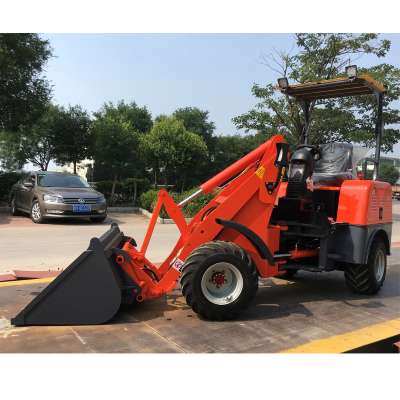 Battery operated 4 Wheel drive electric mini loader made in China