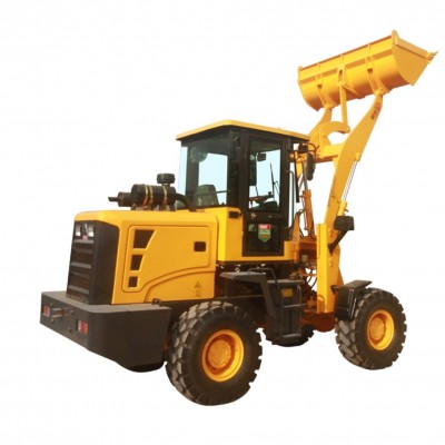 58KW 4WD Farm tractor front end wheel loader with 1.5ton load capacity